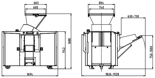 Тестоделитель SD-600 | Glimek (Швеция)